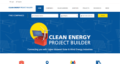 Desktop Screenshot of cleanenergyprojectbuilder.org