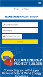 Mobile Screenshot of cleanenergyprojectbuilder.org